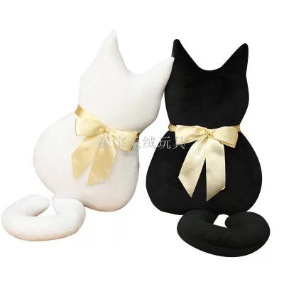 Joy song 2 song Xiao raw silk with the same paragraph black back cat cat pillow plush toys black cat dolls