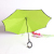 New Exotic Double-Layer Reverse Straight Umbrella Solid Color Reverse Umbrella Men and Women Umbrella Customizable Logo