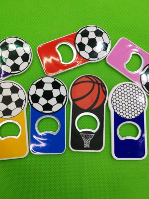 Our Store Has a Large Supply of Soccerball Bottle Opener, a Variety of Colors.