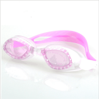 2017 Children swimming glasses nose bridge conjoined swimming glasses transparent box children swimming goggles