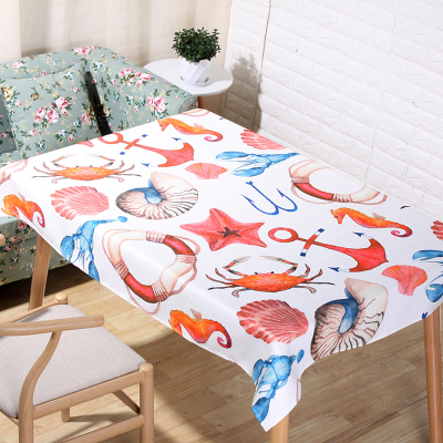 Hot style ocean series tablecloth linen tablecloth, linens tablecloths wholesale.