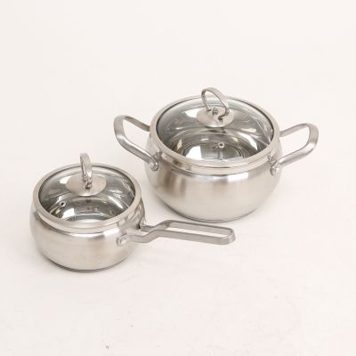 Soup pot, coal - fired induction cooker, non - stick cooker, kitchen kitchenware set, stainless steel components