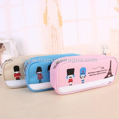 stationery  Stationery box  SF1655 large capacity stationery bag   learning pencil case