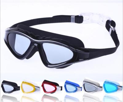 Manufacturer direct selling hot style swimming mirror large frame swimming mirror goggles anti-fogging goggles adult 