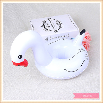 PVC inflatable toy mini goose water toy children cute inflatable toy