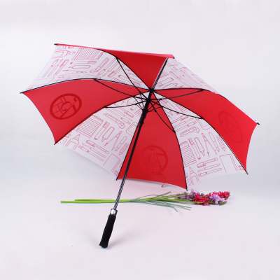 Enlarged golf umbrella full fiber high-grade business umbrella men's and women's car umbrella gift umbrella