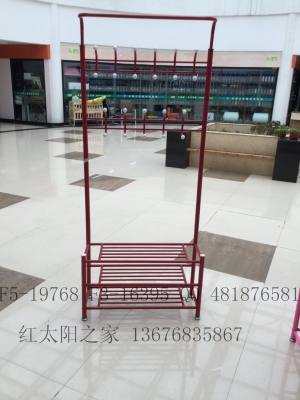 Zhejiang yiwu factory direct sales clothes rack hall cabinet drying rack indoor goods rack shoe rack fitting