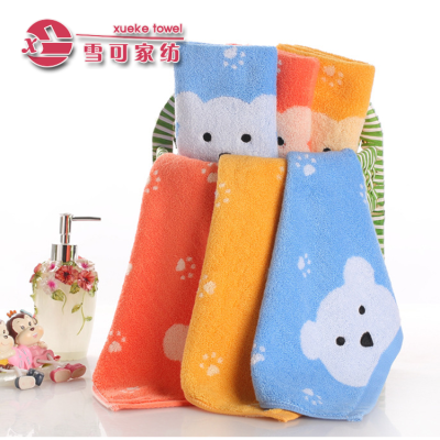 Cotton towel wholesale soft super absorbent non twisted Cartoon Bear