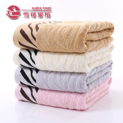 Bamboo towel towel tiger pattern jacquard thickening creative gift wrap wedding gift