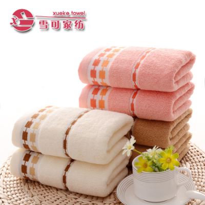 Pure cotton towel 32 plain jacquard supermarket distribution of foreign trade exports thickened absorbent adult towel
