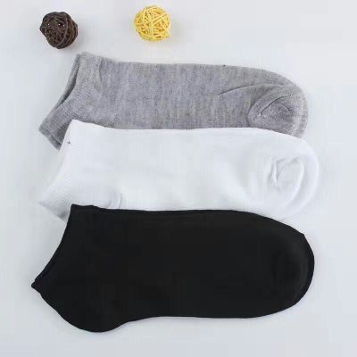 s polyester cotton  white boat socks shallow mouth to help deodorant socks fashion leisure sports socks wholesale