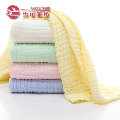The new baby towel six layers of pure cotton gauze child was blanket holding blanket blanket