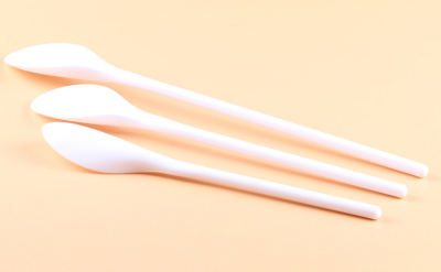 Long - handled salad spoon stir - spoon plastic spoon set three - piece plastic salad spoon