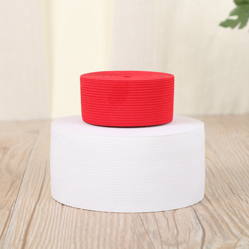 厂家直销 经典横纹彩色松紧带 辅料配饰