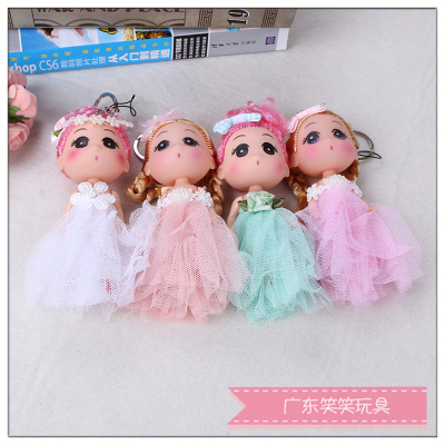High - grade gauze children present elegant barbie doll, decorative pendant.