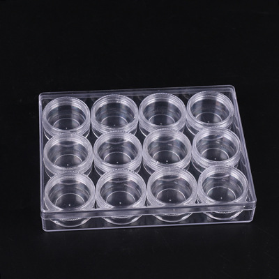 Jewelry transparent beads electronic accessories beads plastic cosmetic box