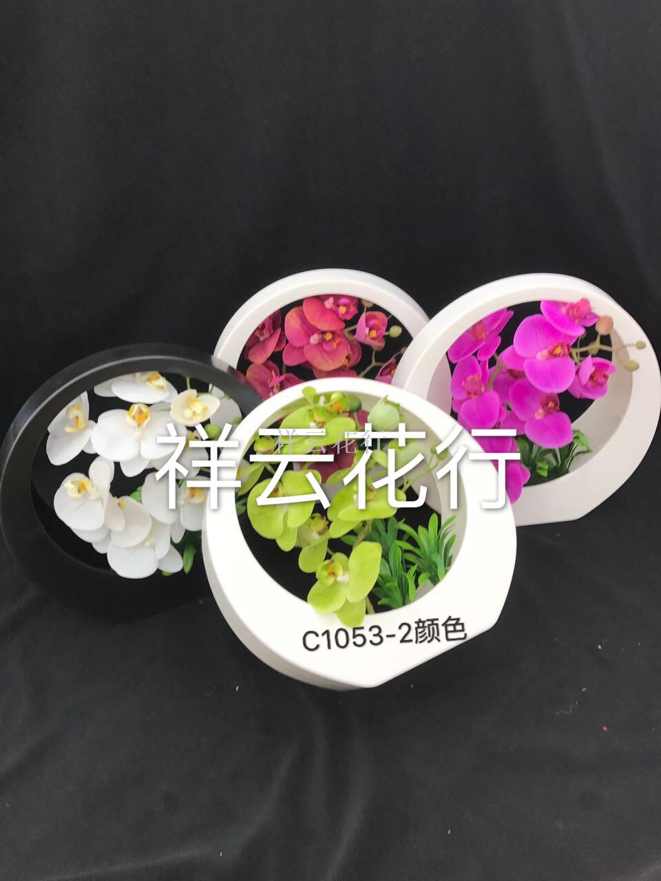 蝴蝶兰仿真花盆景