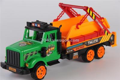 Children's toys wholesale inertia engineering vehicles sanitation car F07880 toy car