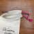 Drawstring Bag Rose Red Rope Imitation Linen Buggy Bag