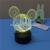 3D LED Table Lamps Desk Lamp Light Dining Room Bedroom Night Stand Living Glass Small cute Next cartoon End 37