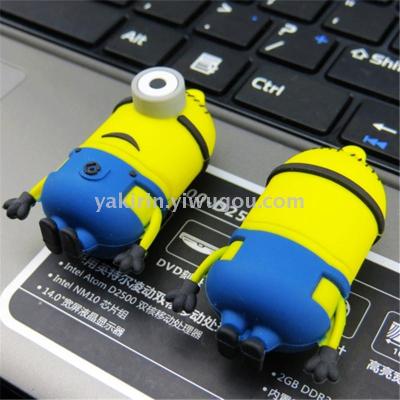 Small yellow U disk cartoon creative personality usb open mold god daddy despicable my little yellow U disk