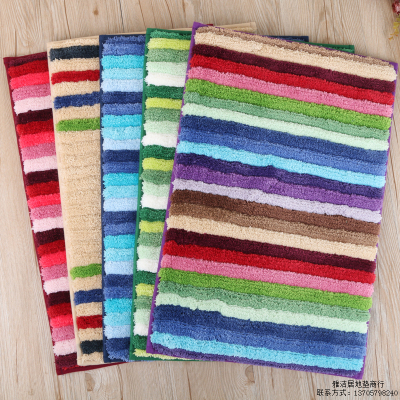 Fugui Star mats fashion home carpet lines gradient color mats pad