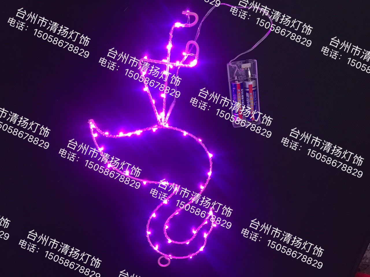INS铁艺月亮五角星火烈鸟仙人掌造型灯装饰小夜灯墙壁挂饰衣架