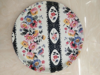 Western ceramic disc pads disc tray disc tray fruit dish home