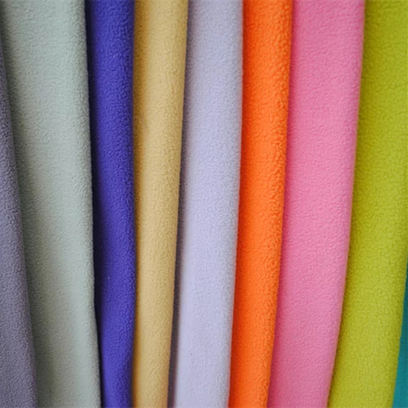 厂家直销 48个颜色现货 高品质144f 超细摇粒绒