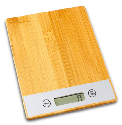 Bamboo electronic kitchen scale baking scales gift scales