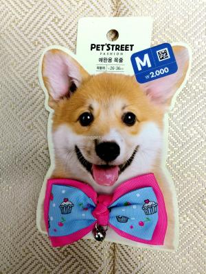 Pet bow tie dog collar dog tie