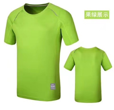 T-shirt half-sleeved sportswear quick dry moisture summer sweat breathable quick-drying sweatshirt