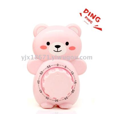 Cartoon Bear Timer Timer Kitchen Plastic Timer RB211