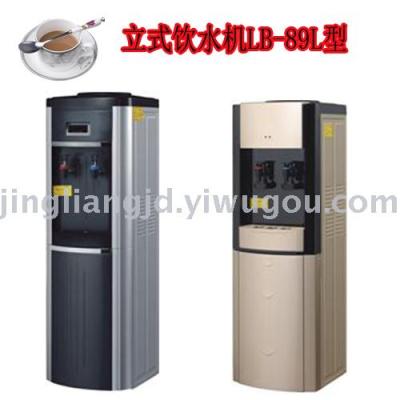 Vertical water dispenser compressor and electronic refrigeration
