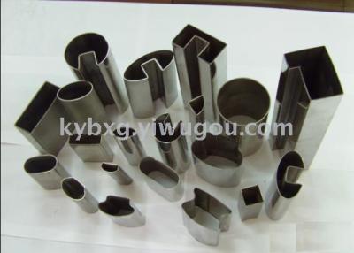 Export stainless steel profiled tube stainless steel oval tube stainless steel groove tube