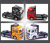 Children's alloy car 1:32 container car alloy head