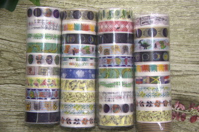Selling Japan and South Korea and the United States and paper tape cartoon color DIY decorative stickers hand tape