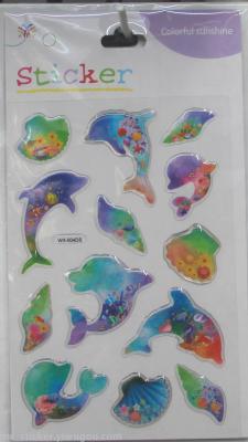 WX-DS plastic bubbles affixed solid Crystal stickers decorating DIY stickers