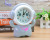 Korean Style Creative Table Setting Cute Money Box Doll Cartoon Alarm Clock Student Wake-up Clock Clock Wholesale Daily Necessities