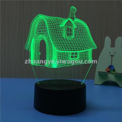 3D LED Table Lamps Desk Lamp Light Dining Room Bedroom Night Stand Living Glass Small house Next Unique End 22