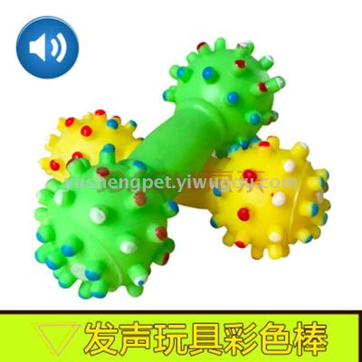 Pet dog toy seven strange barking chicken sound teeth grinding teeth cleaning dog rubber ball supplies