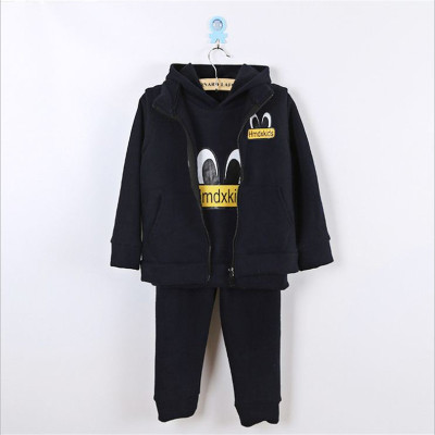 Autumn and winter children's clothing three-piece children's sweater thick sets of children's sports suit