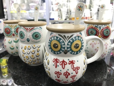 Barker Star Creative Owl Ceramic Cup personalized cup wholesale new peculiar products