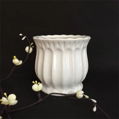 Flower mouth ceramic vase decoration pieces modern simple Flower arrangement home decoration European