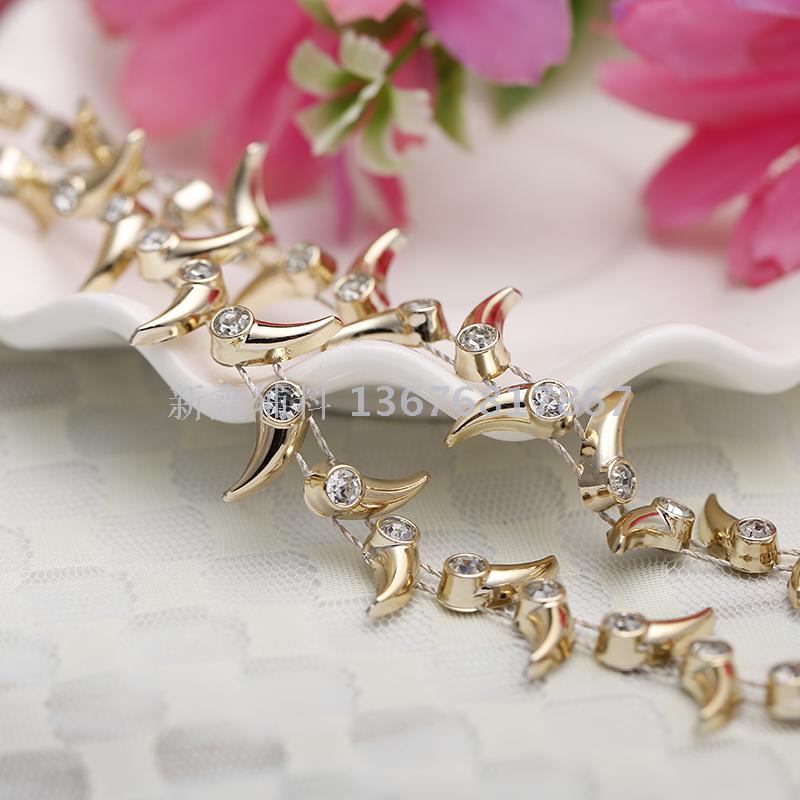 flower type uv plating plus rhinestone pearl drill wire bead wire drill gang drill