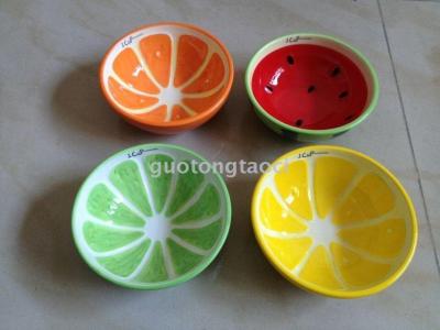 Jingdezhen new hand-painted ceramic fruit bowl tableware ceramic gifts crafts factory direct