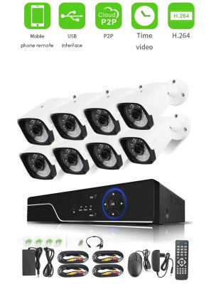 HD AHD monitoring equipment package KIT camera set 8CH