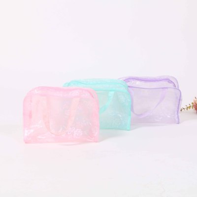 Transparent printed tote bag for ladies is easy to carry and can be carried in reusable shopping bag