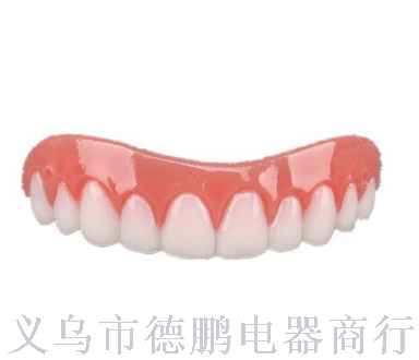 Instant Smile Whitening Braces Silicone Simulation Teeth Stickers False Teeth Set