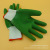 Manufacturer direct selling hand protection anti - wear anti-skid 13 needle green rib nylon